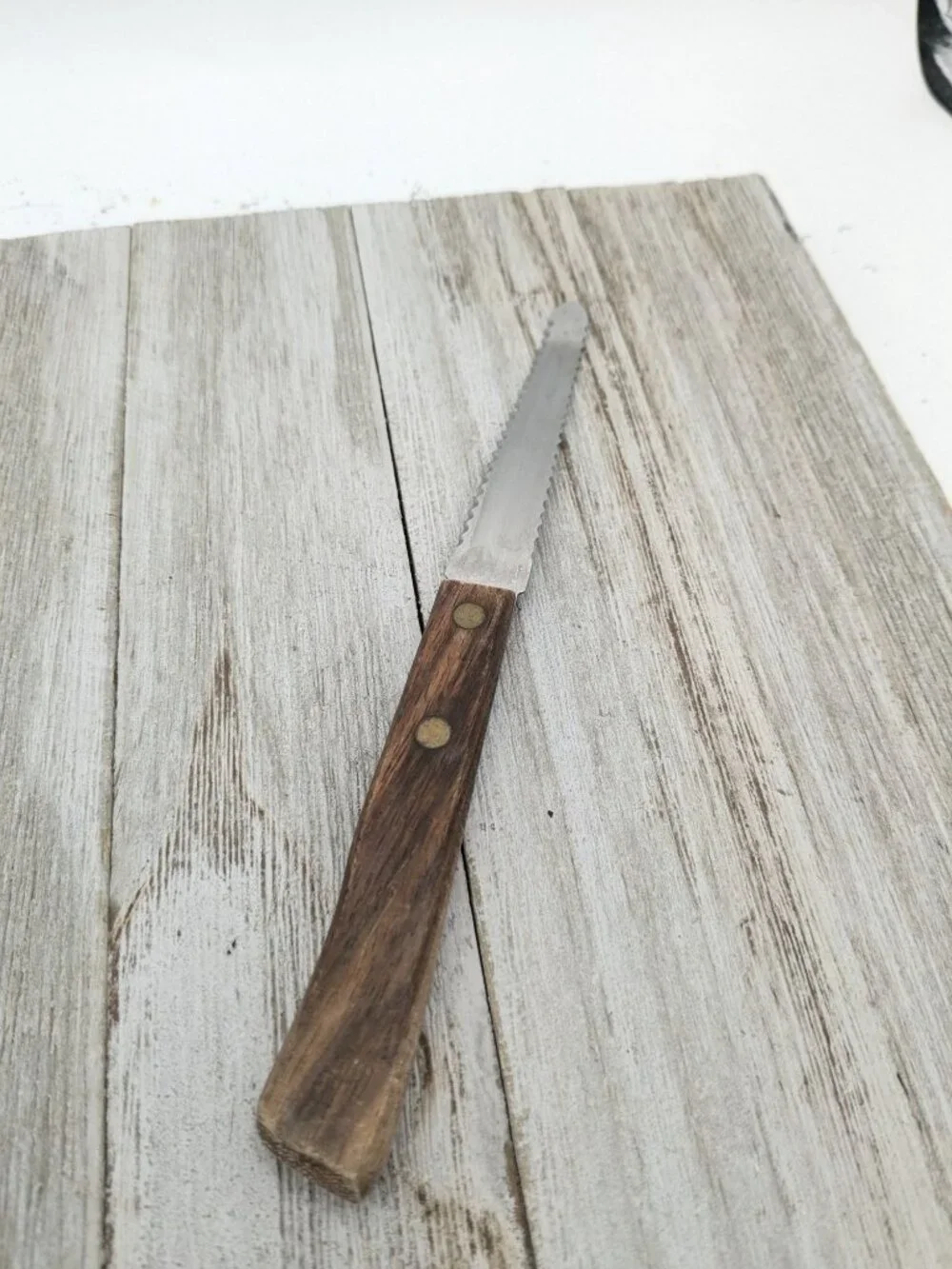 Vintage Stainless Japan Grapefruit Knife Wood Handle Fruit 7